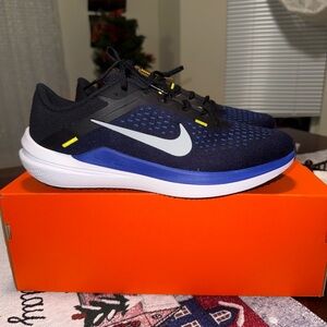 Nike Men's Air Winflo 10 Blue Running Shoes size 10.5 new